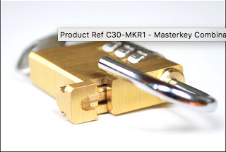 Masterkey Combination Padlock Small - MKR2